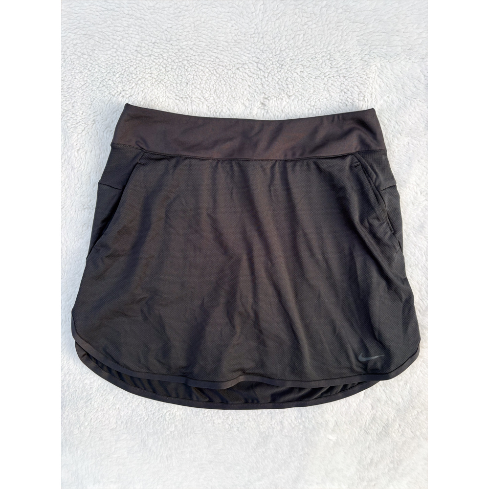 Nike Dri-FIT 17” Golf Skort Black Athletic Tennis Skirt Built-In Shorts Size S - Picture 4 of 9